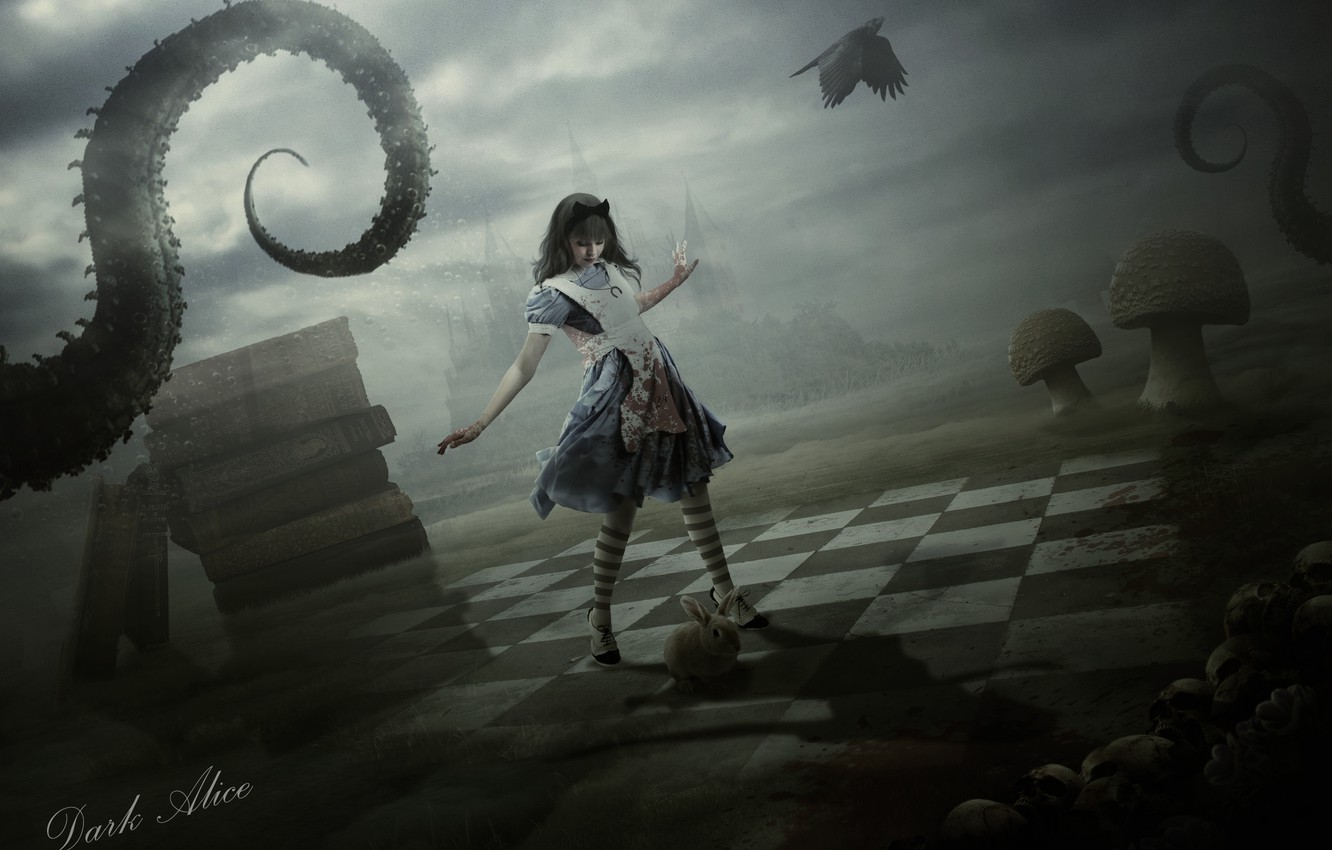 Dark Alice In Wonderland Wallpapers