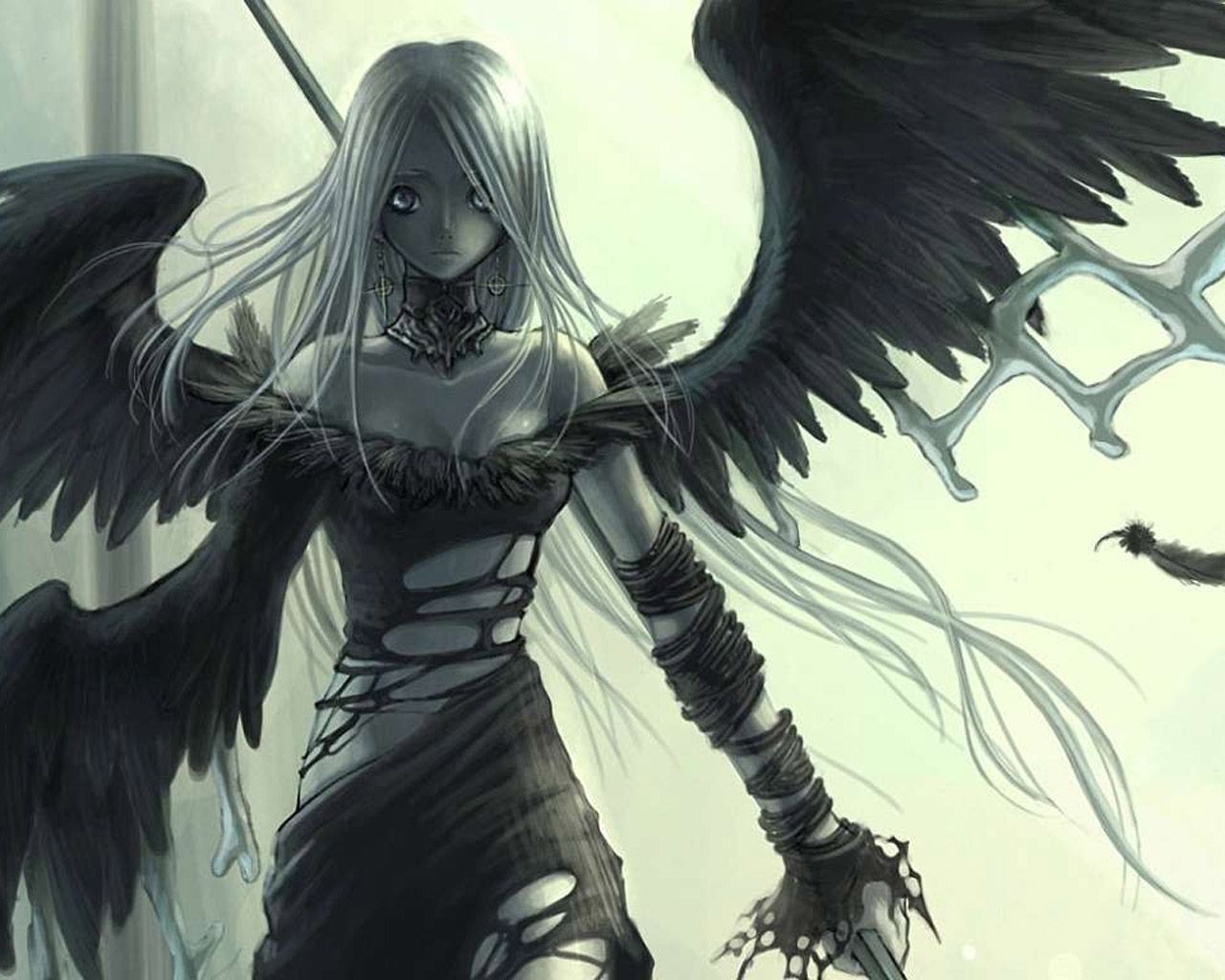 Dark Angel Girl Wallpapers