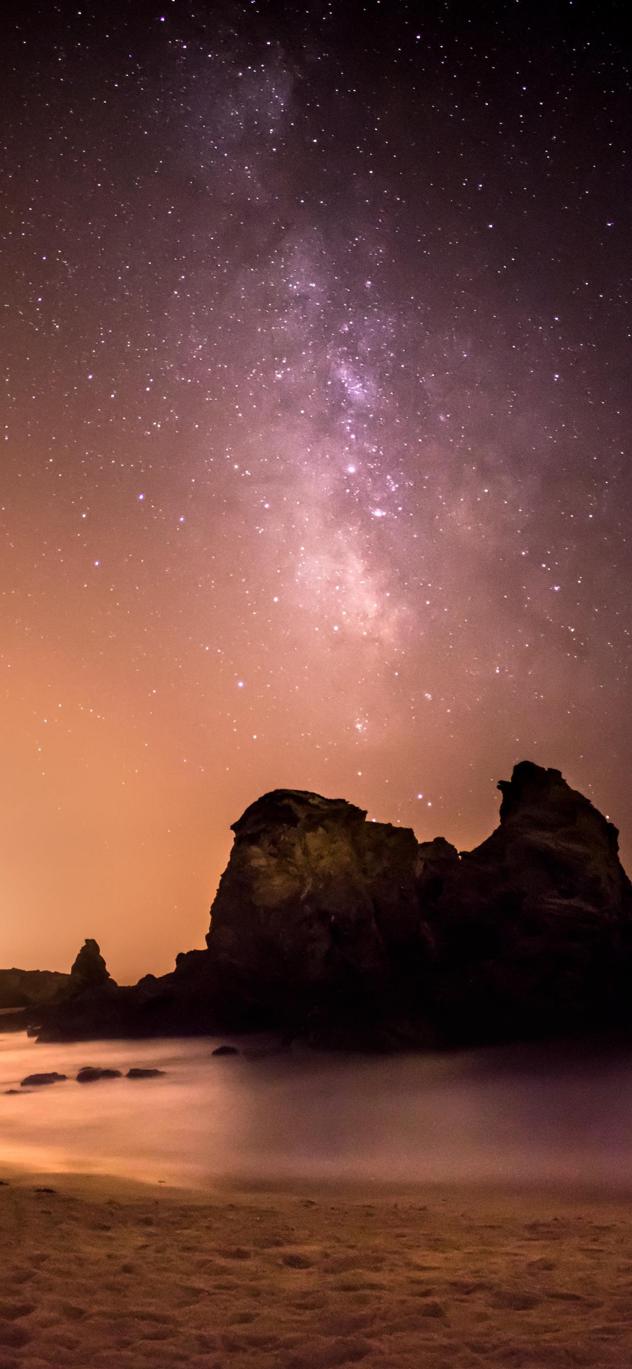 Dark Beach In Space Wallpapers