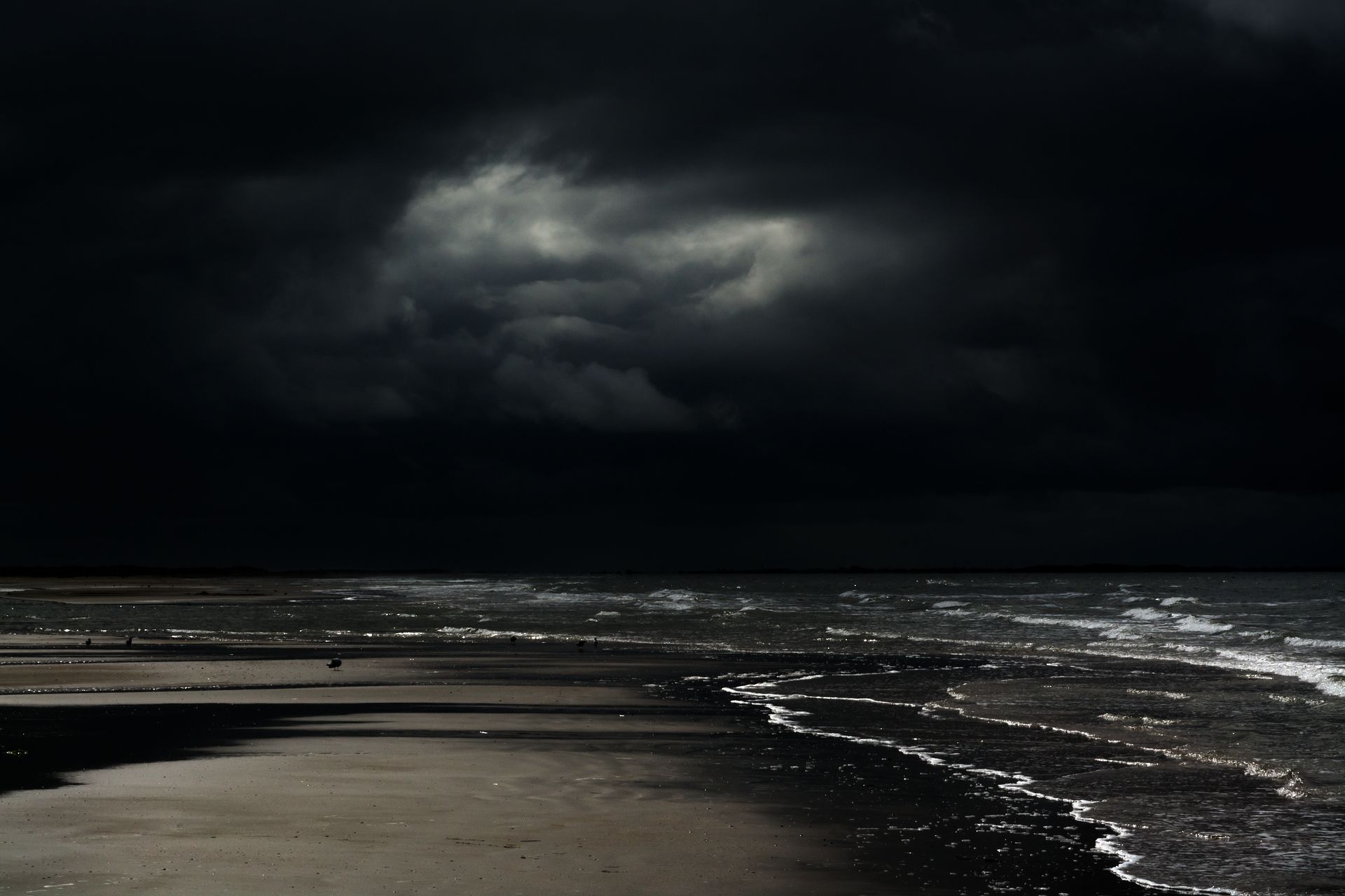 Dark Beach In Space Wallpapers