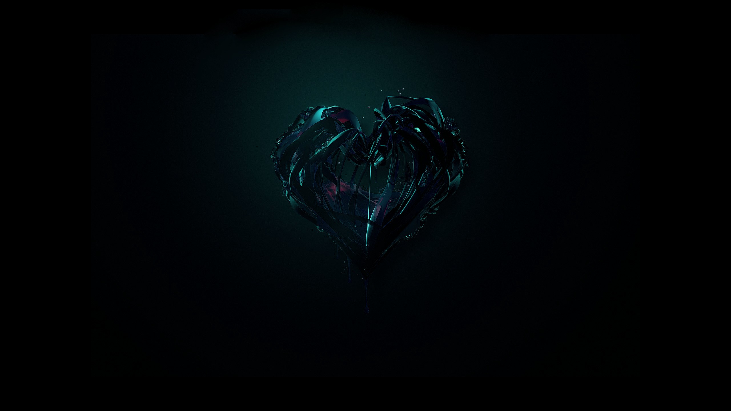 Dark Black Heart Wallpapers