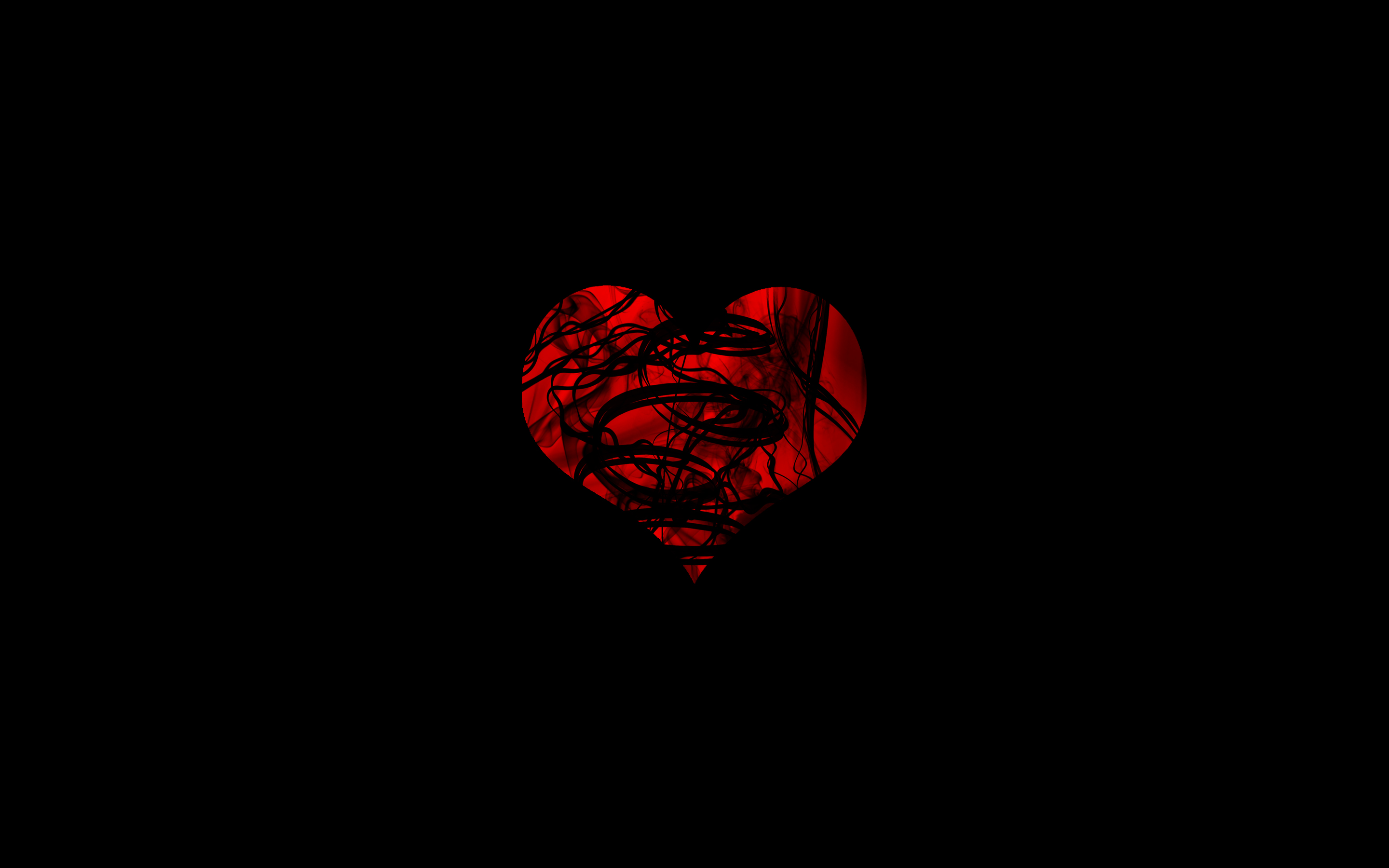 Dark Black Heart Wallpapers