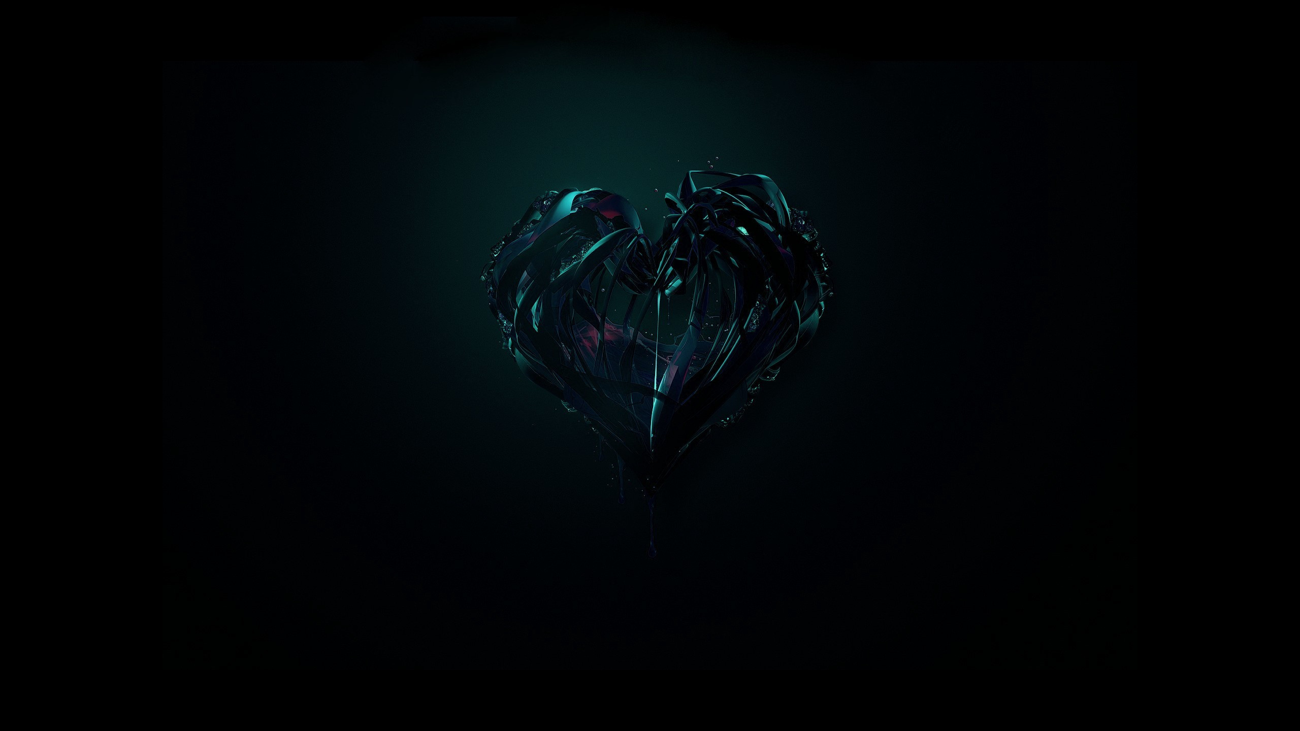 Dark Black Heart Wallpapers