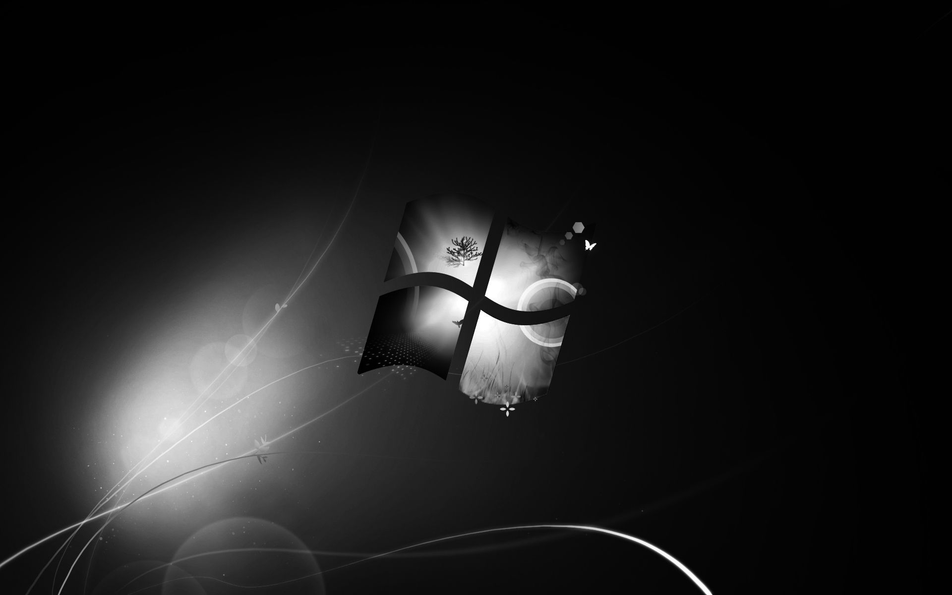 Dark Black Windows Wallpapers