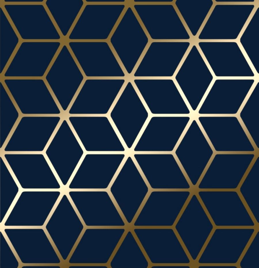 Dark Blue And Gold Wallpapers