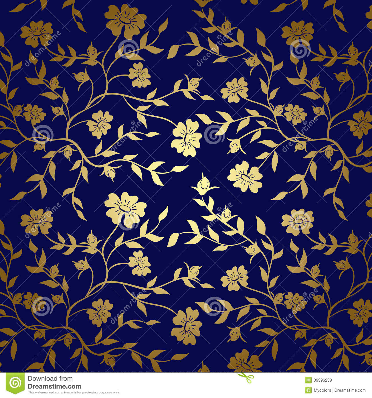 Dark Blue And Gold Wallpapers