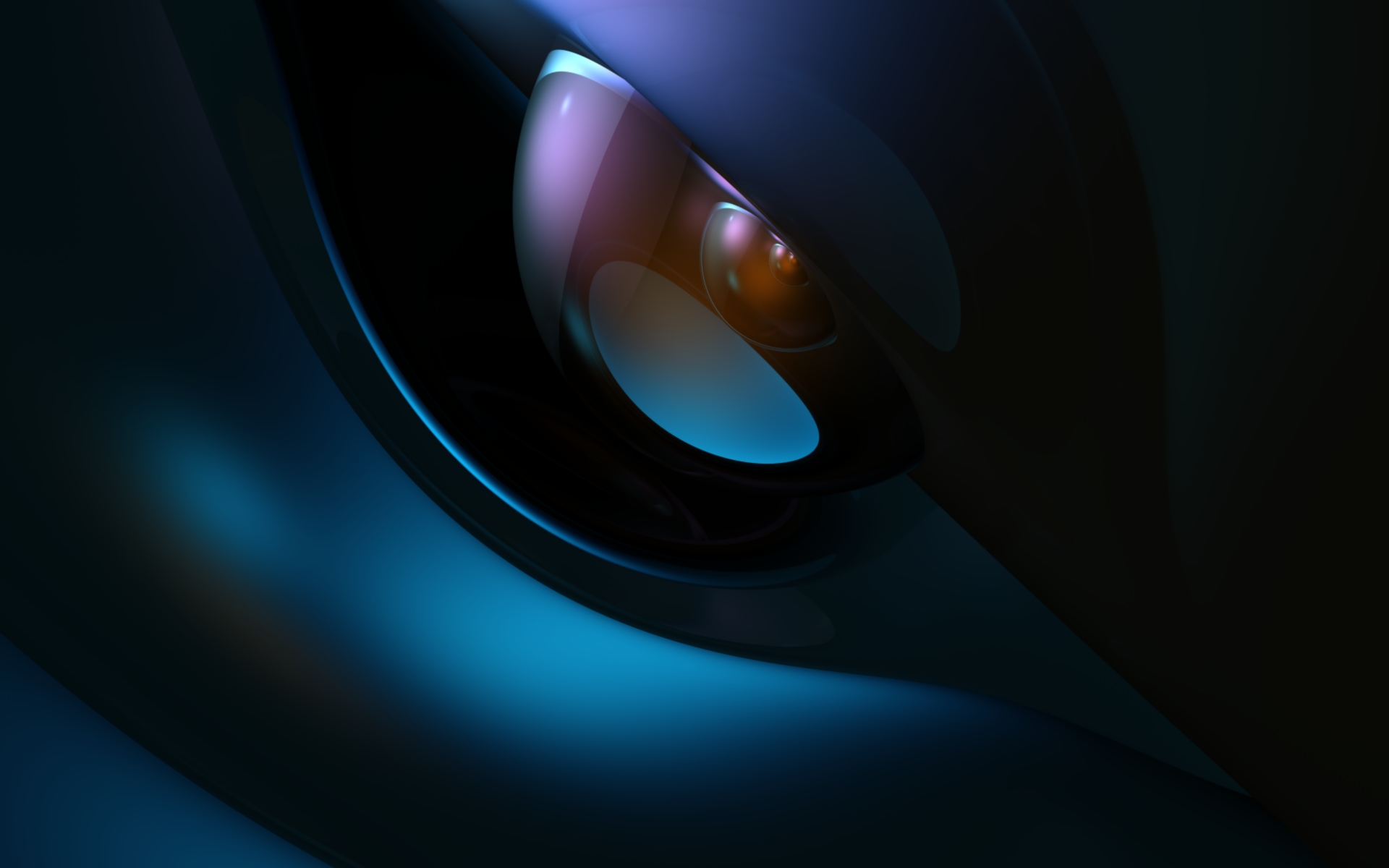 Dark Blue Artistic Eyes Wallpapers