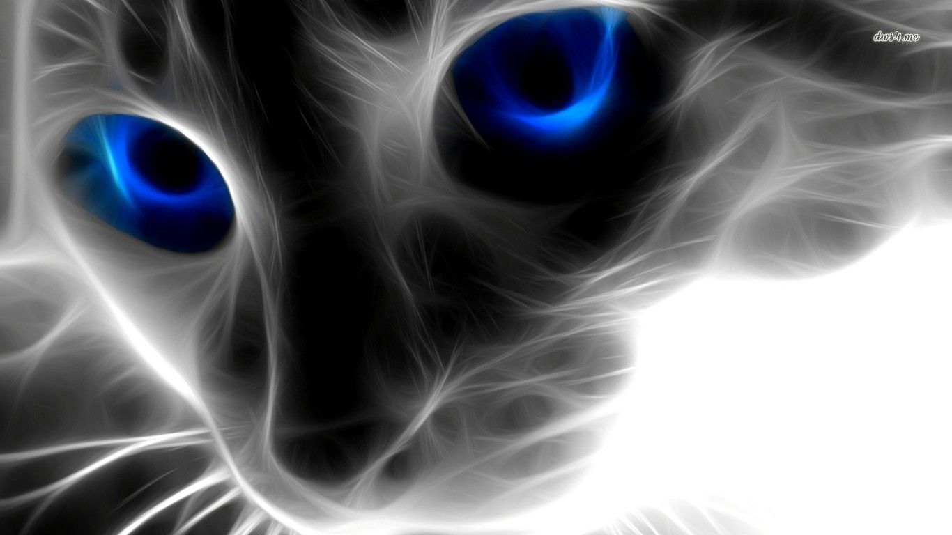 Dark Blue Artistic Eyes Wallpapers