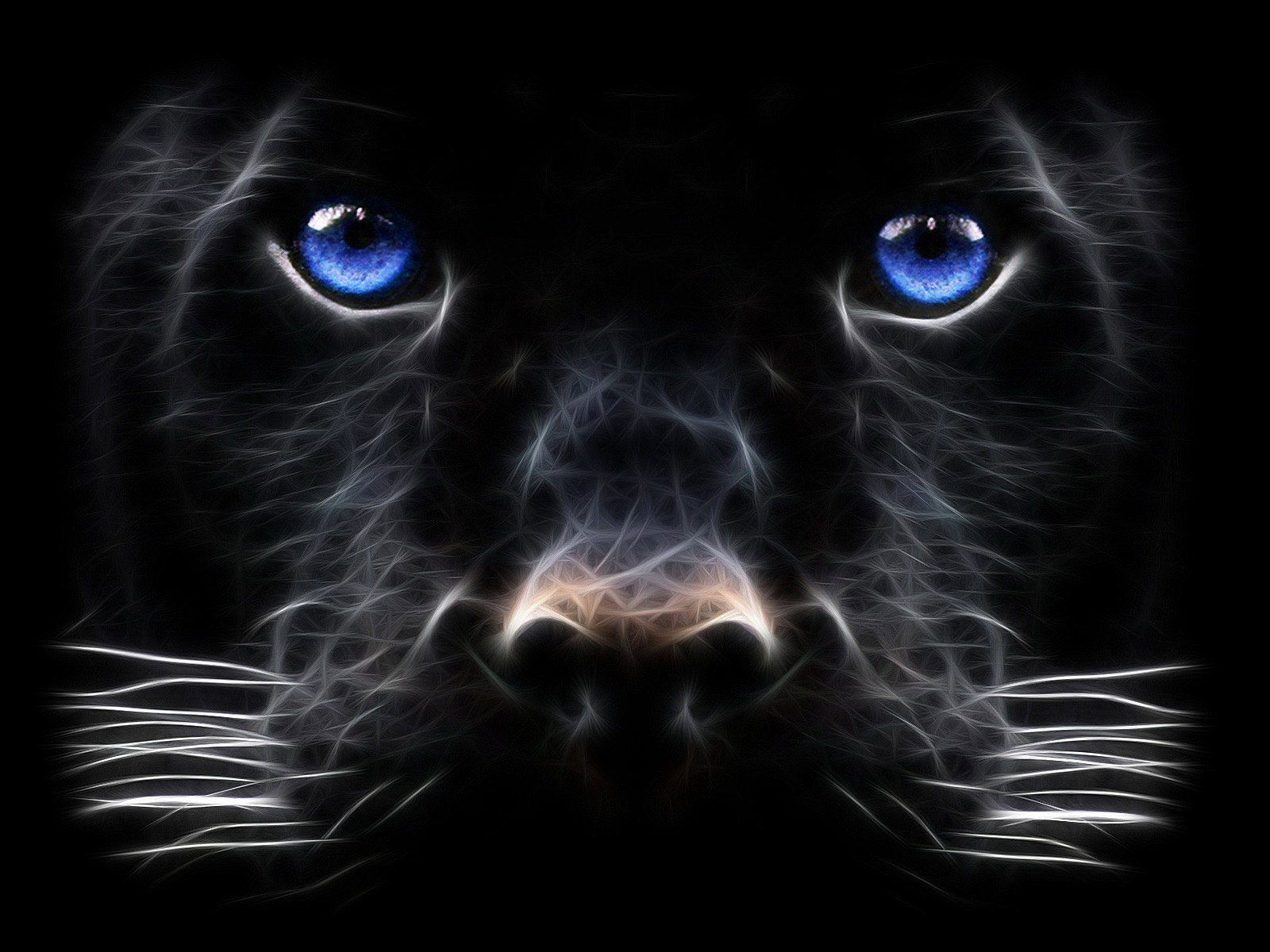 Dark Blue Artistic Eyes Wallpapers