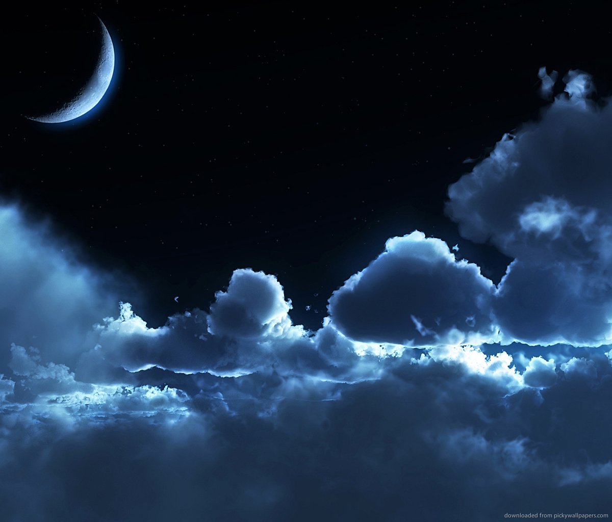 Dark Blue Clouds Wallpapers