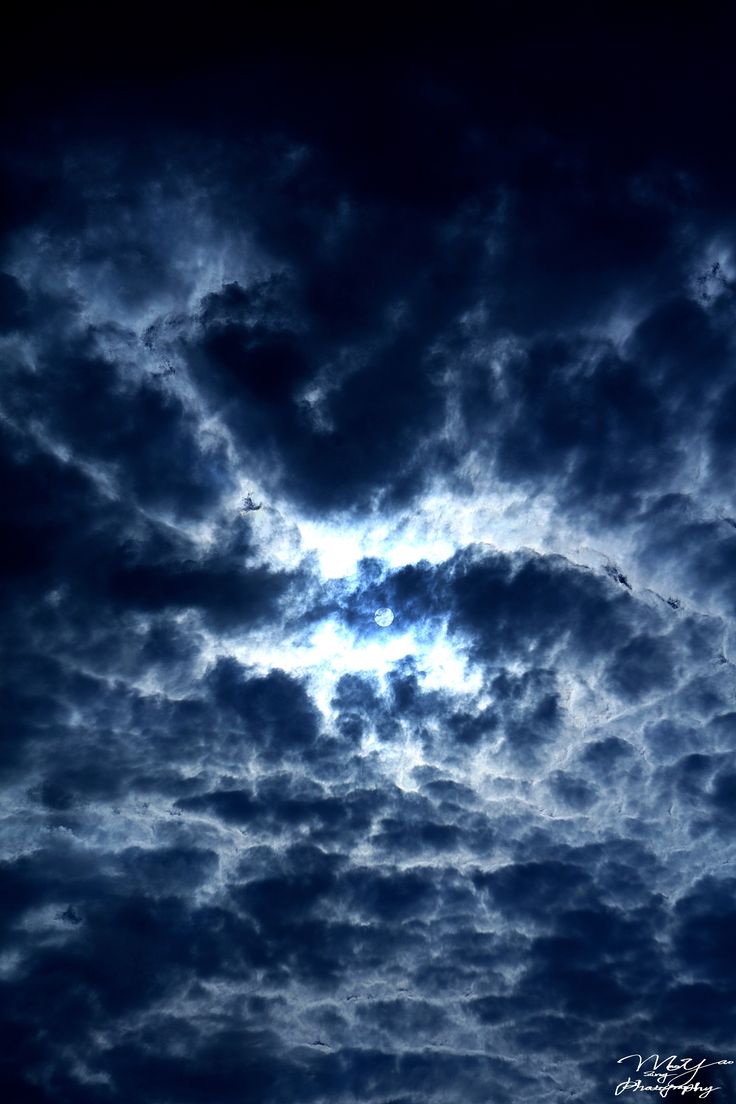 Dark Blue Clouds Wallpapers