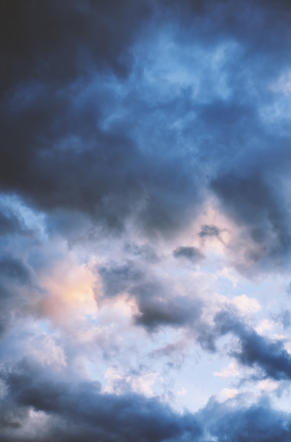 Dark Blue Clouds Wallpapers