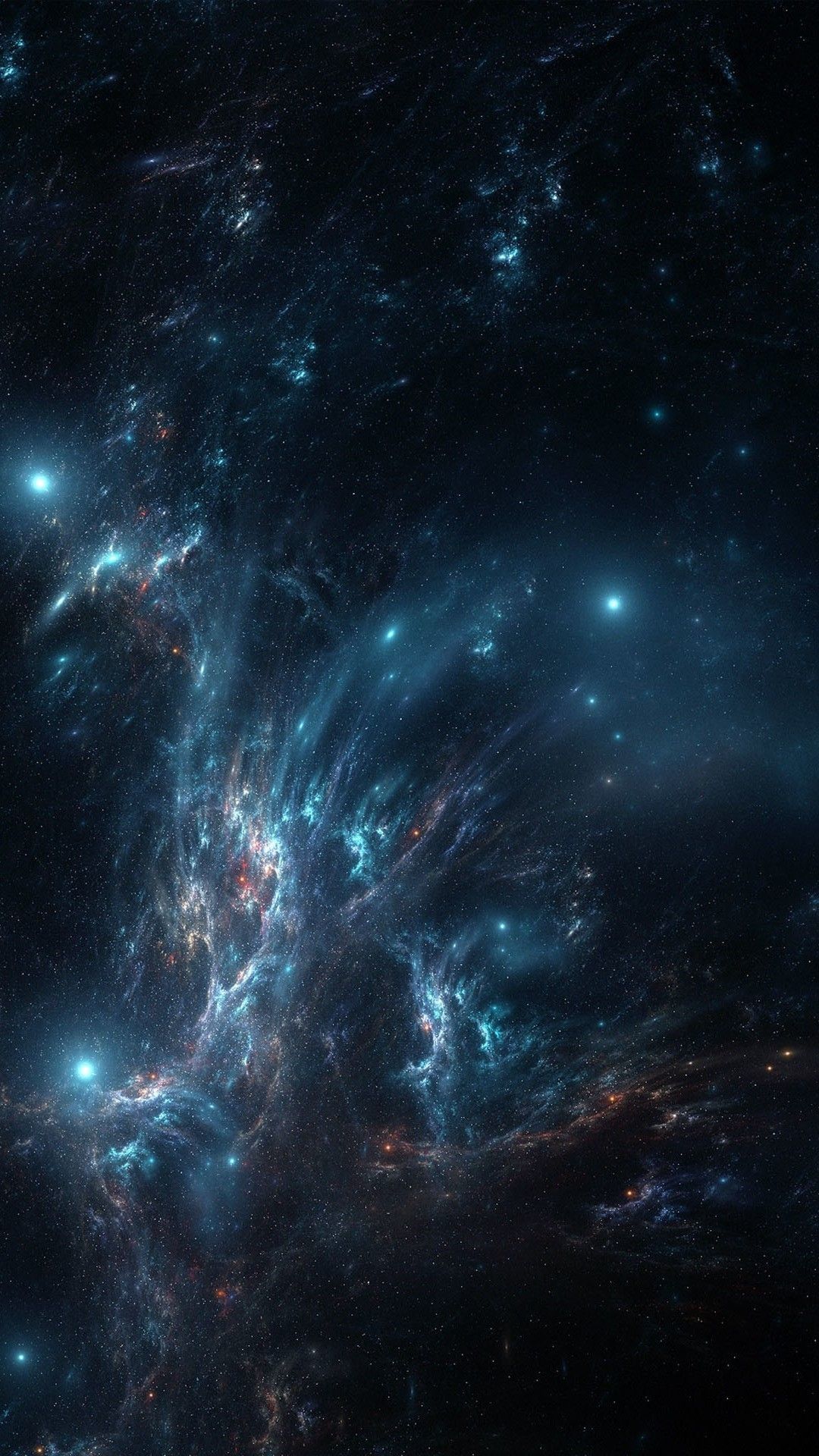 Dark Blue Galaxy Wallpapers