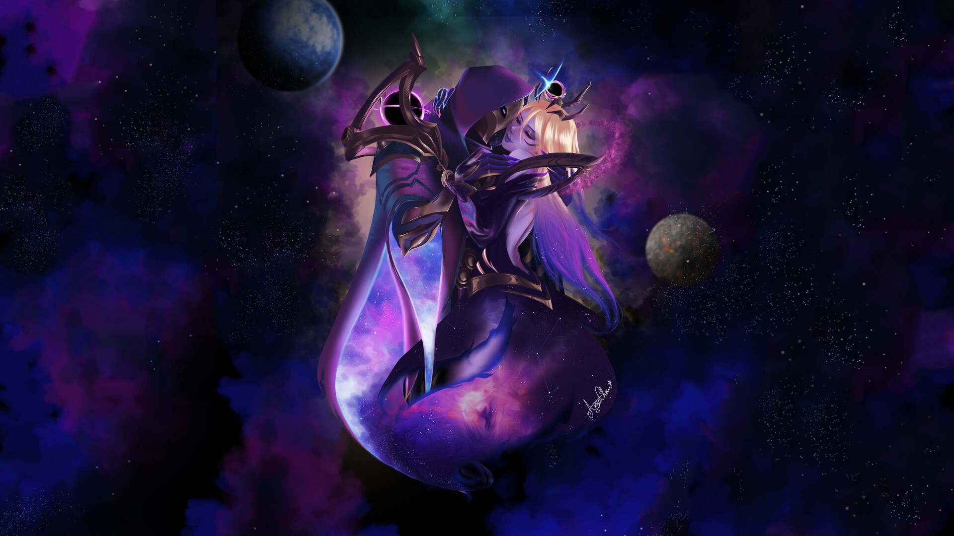 Dark Cosmic Jhin Wallpapers