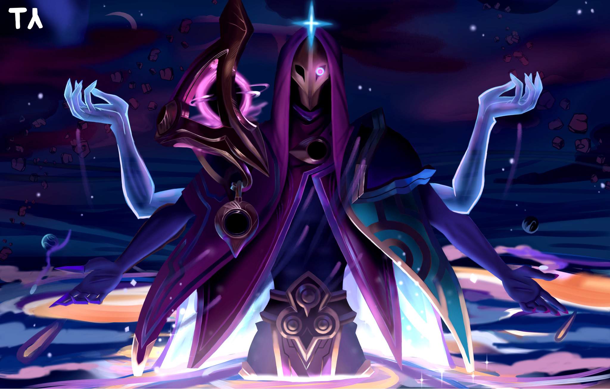 Dark Cosmic Jhin Wallpapers