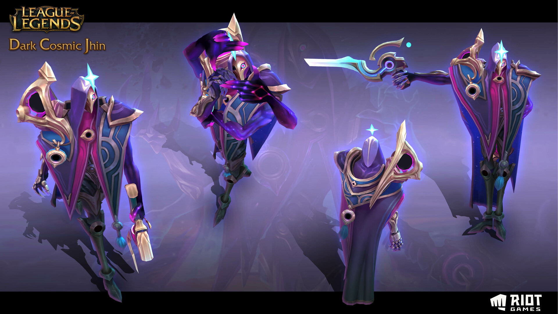 Dark Cosmic Jhin Wallpapers