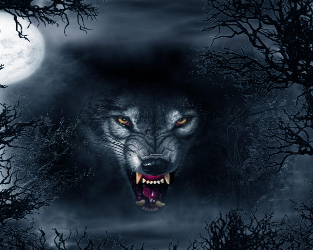 Dark Evil Wolf Wallpapers