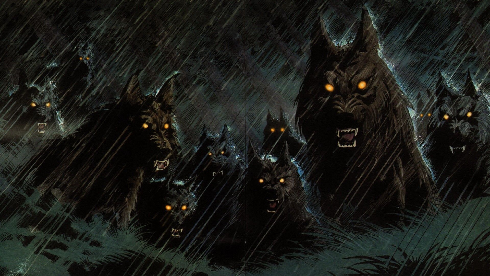 Dark Evil Wolf Wallpapers