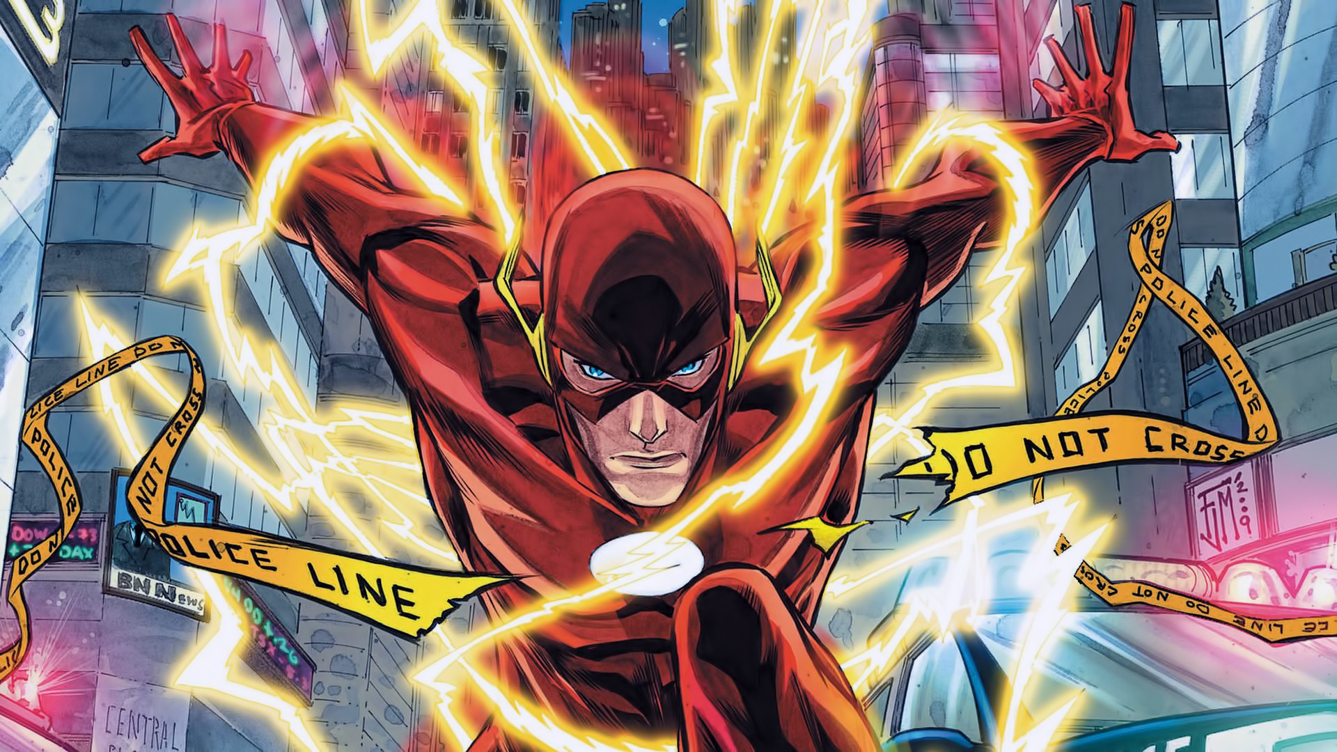 Dark Flash Comic Art Wallpapers