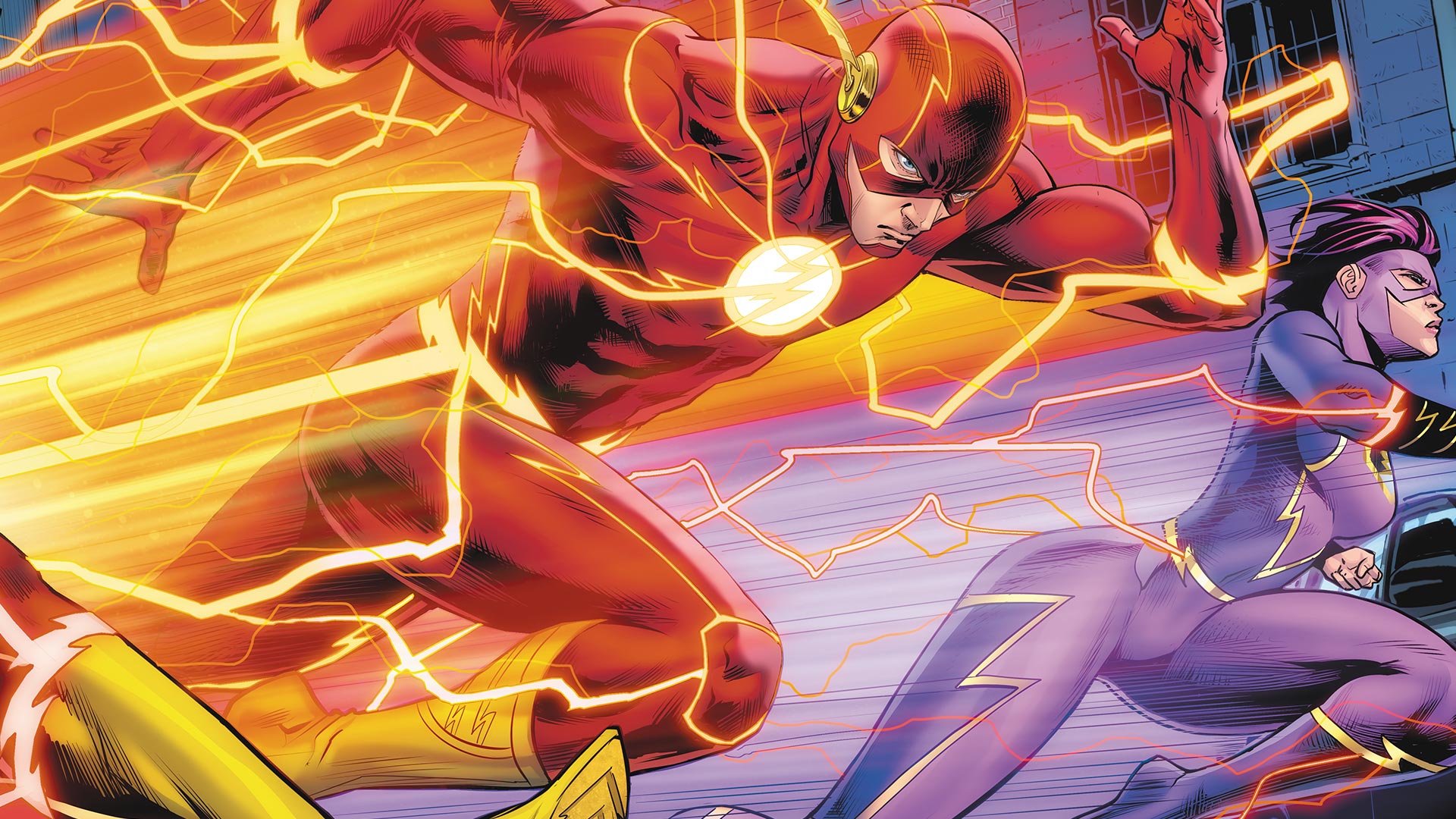 Dark Flash Comic Art Wallpapers