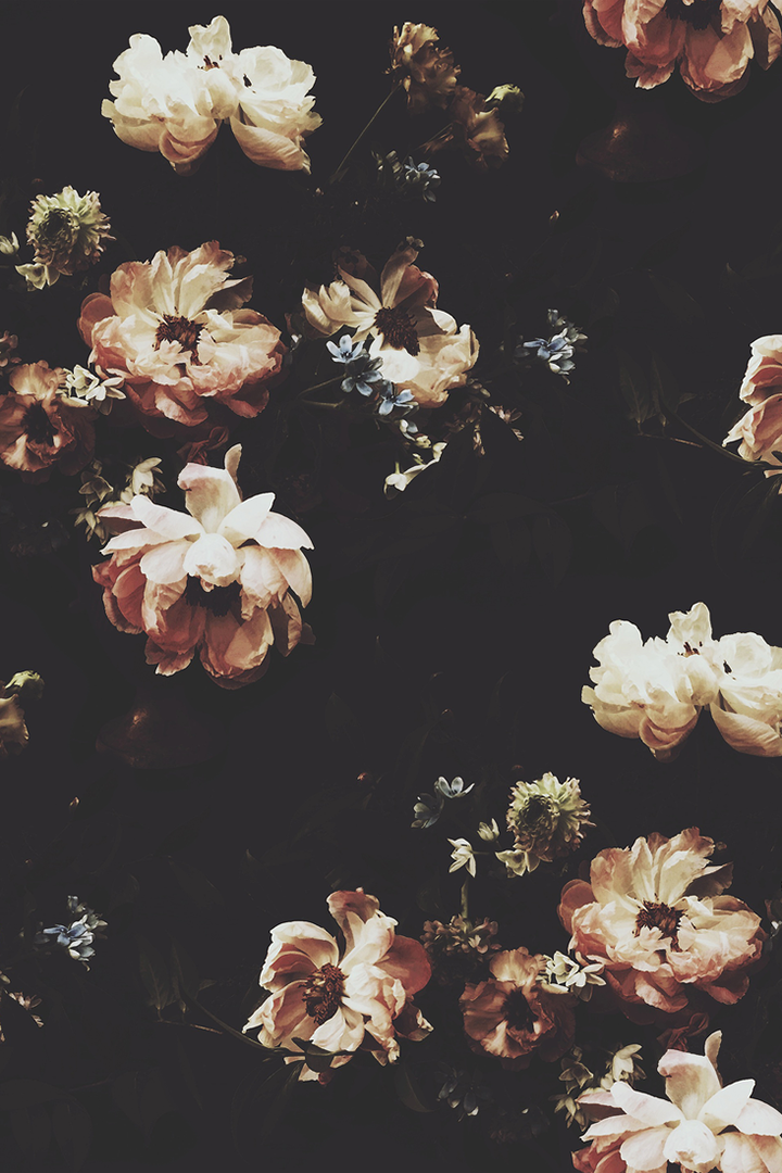 Dark Floral Phone Wallpapers