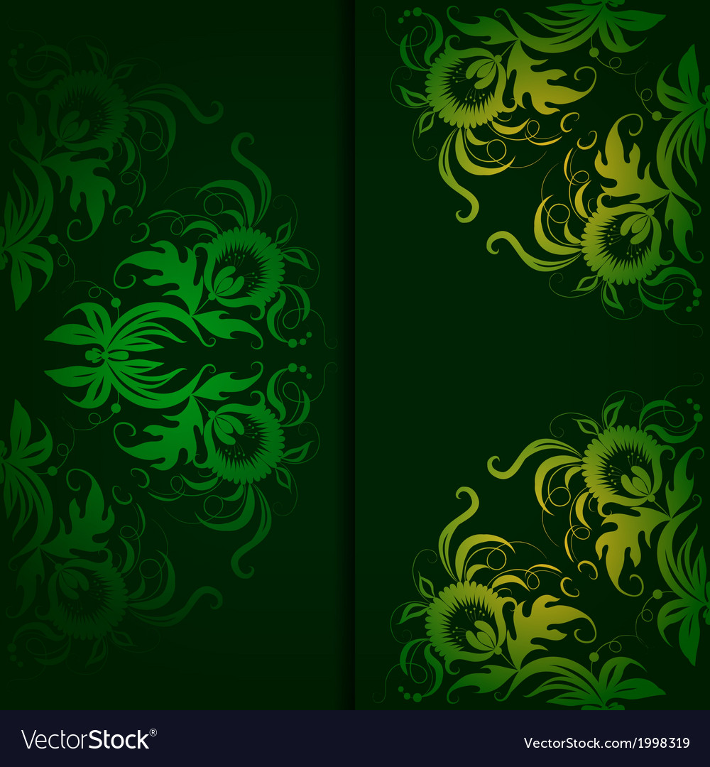 Dark Green Background