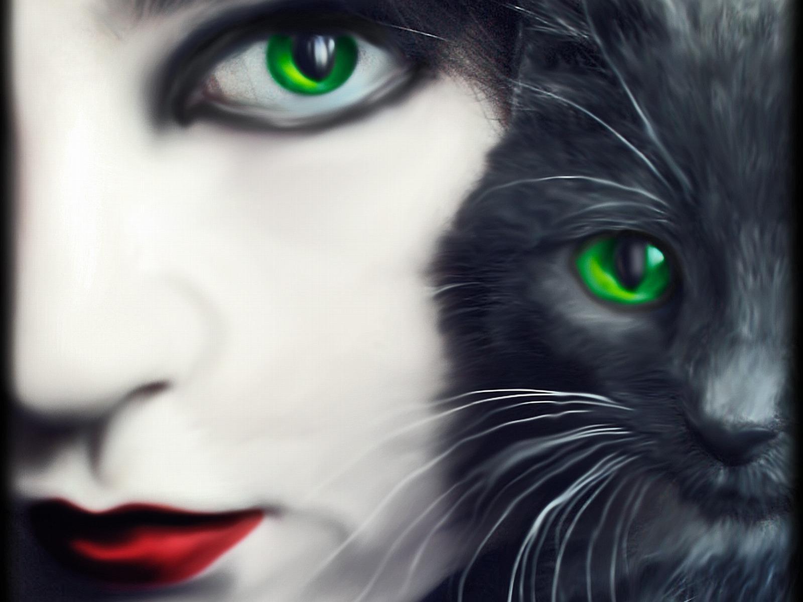 Dark Green Eyes Wallpapers