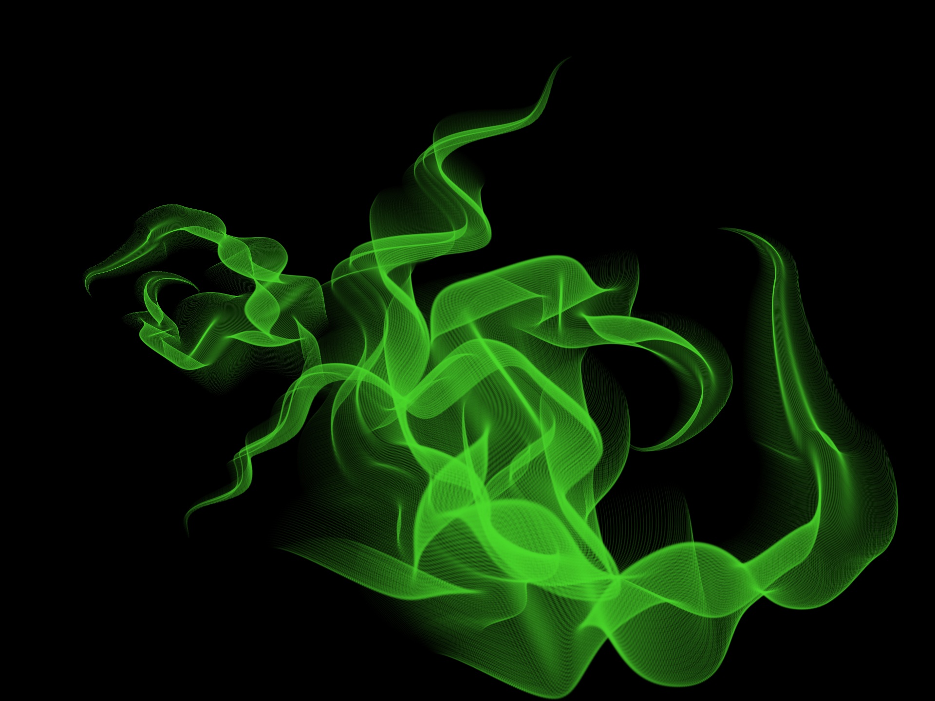 Dark Green Smoke Wallpapers