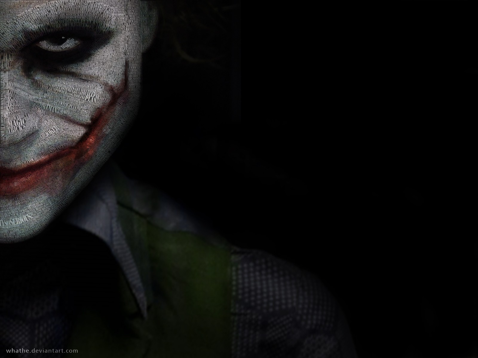 Dark Knight Joker Face Wallpapers