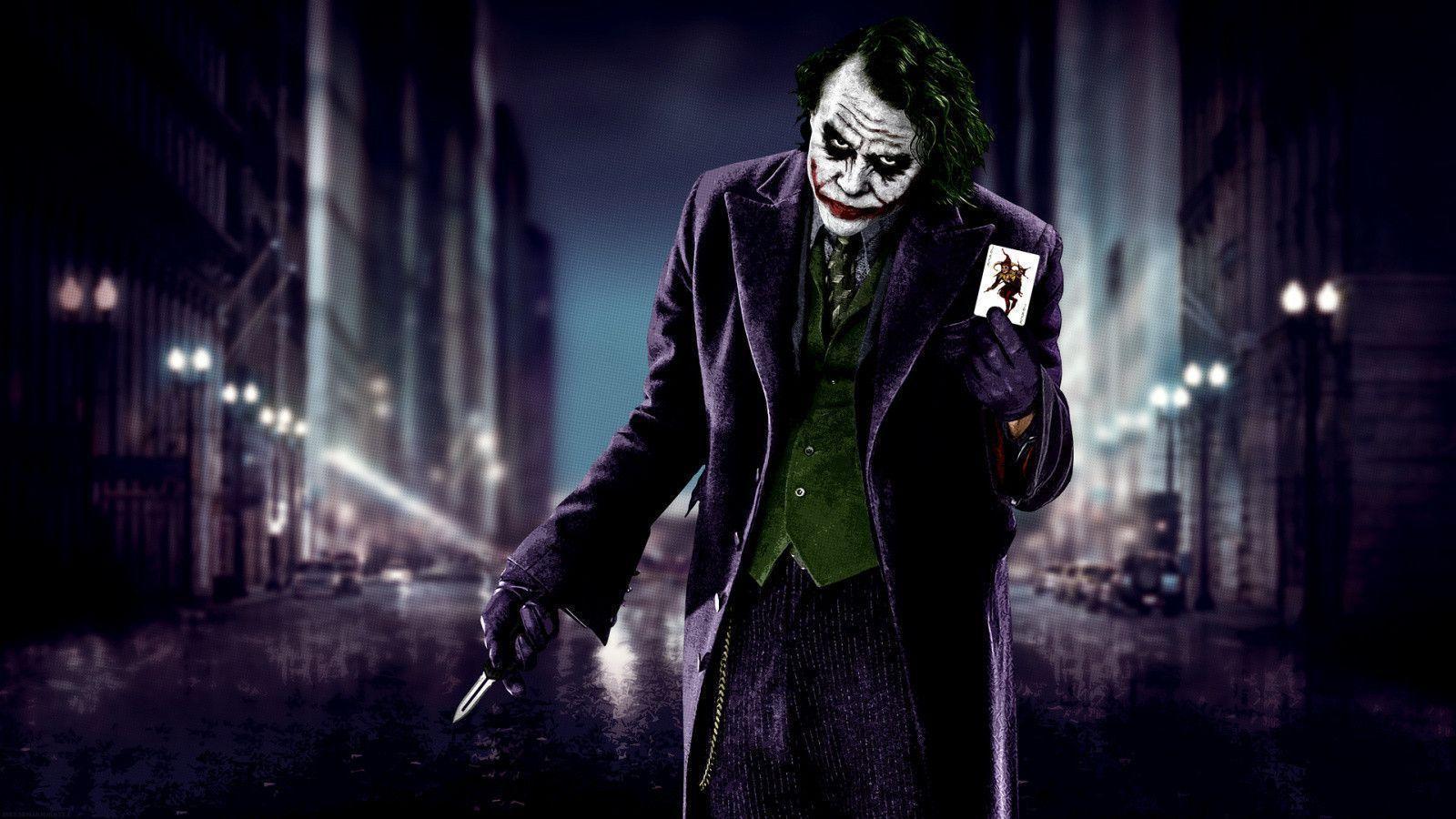 Dark Knight Joker Face Wallpapers