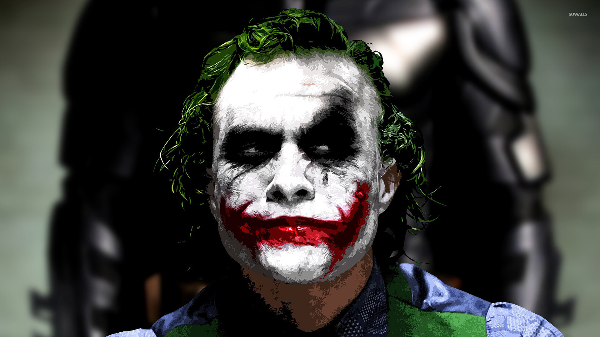 Dark Knight Joker Face Wallpapers