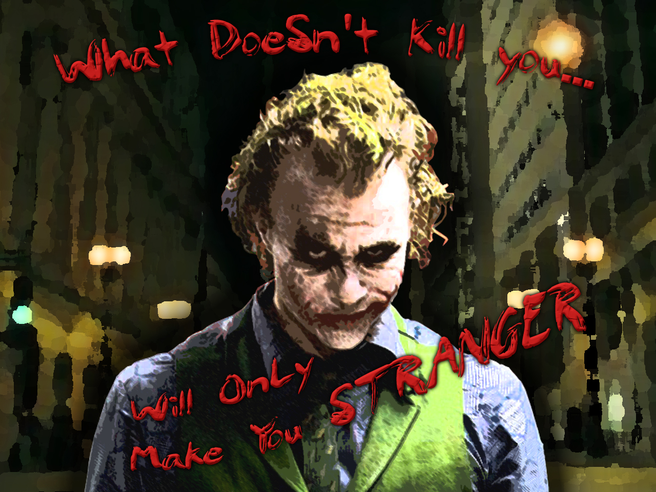 Dark Knight Joker Face Wallpapers