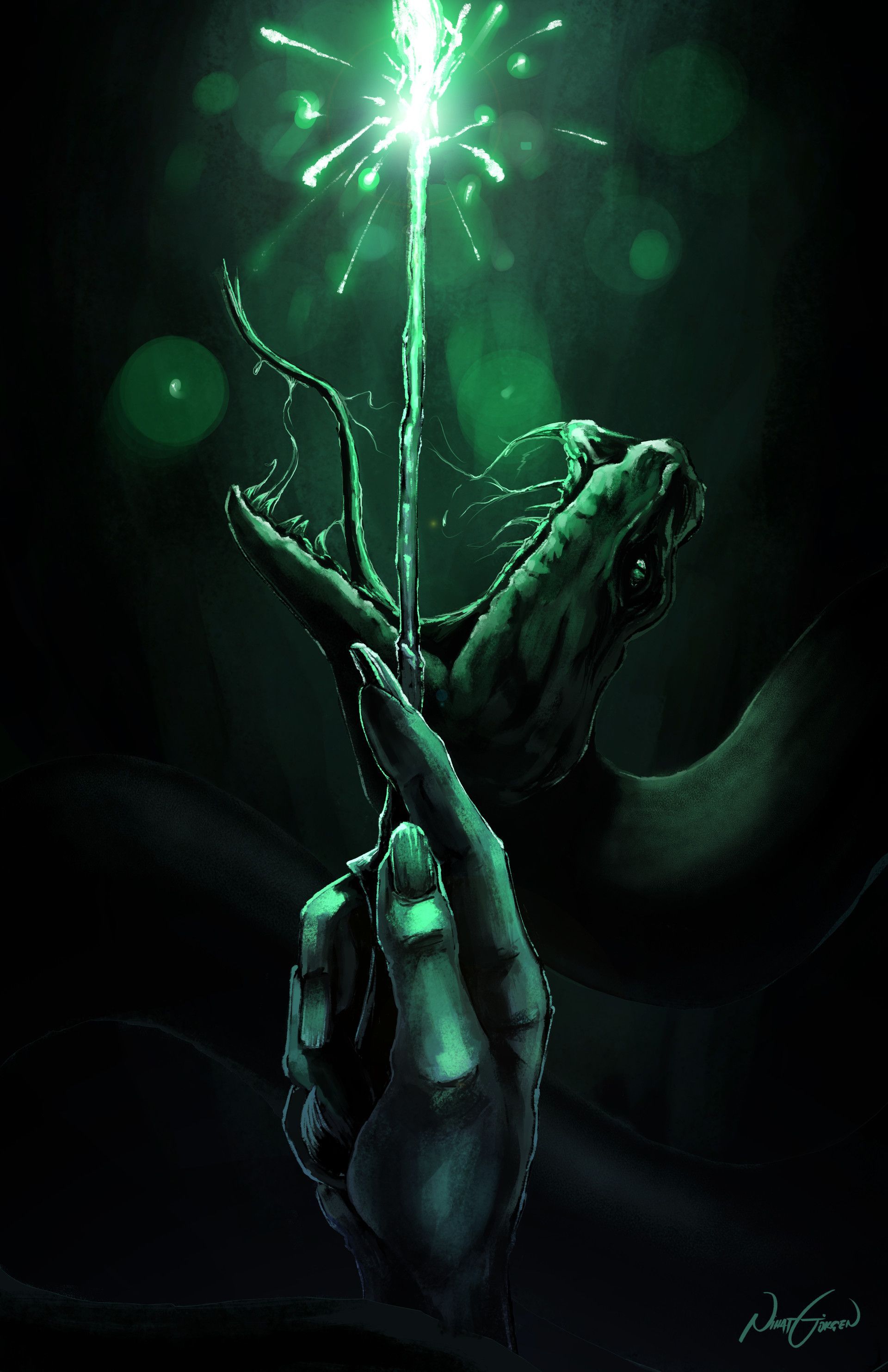 Dark Mark Slytherin Tablet Wallpapers