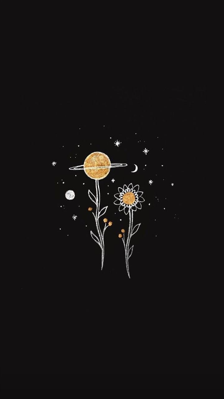 Dark Minimalist Space Wallpapers