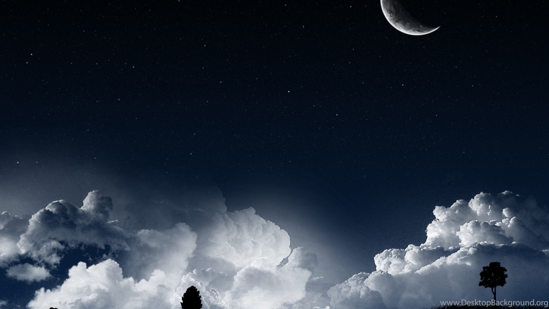 Dark Night Landscape
 Wallpapers