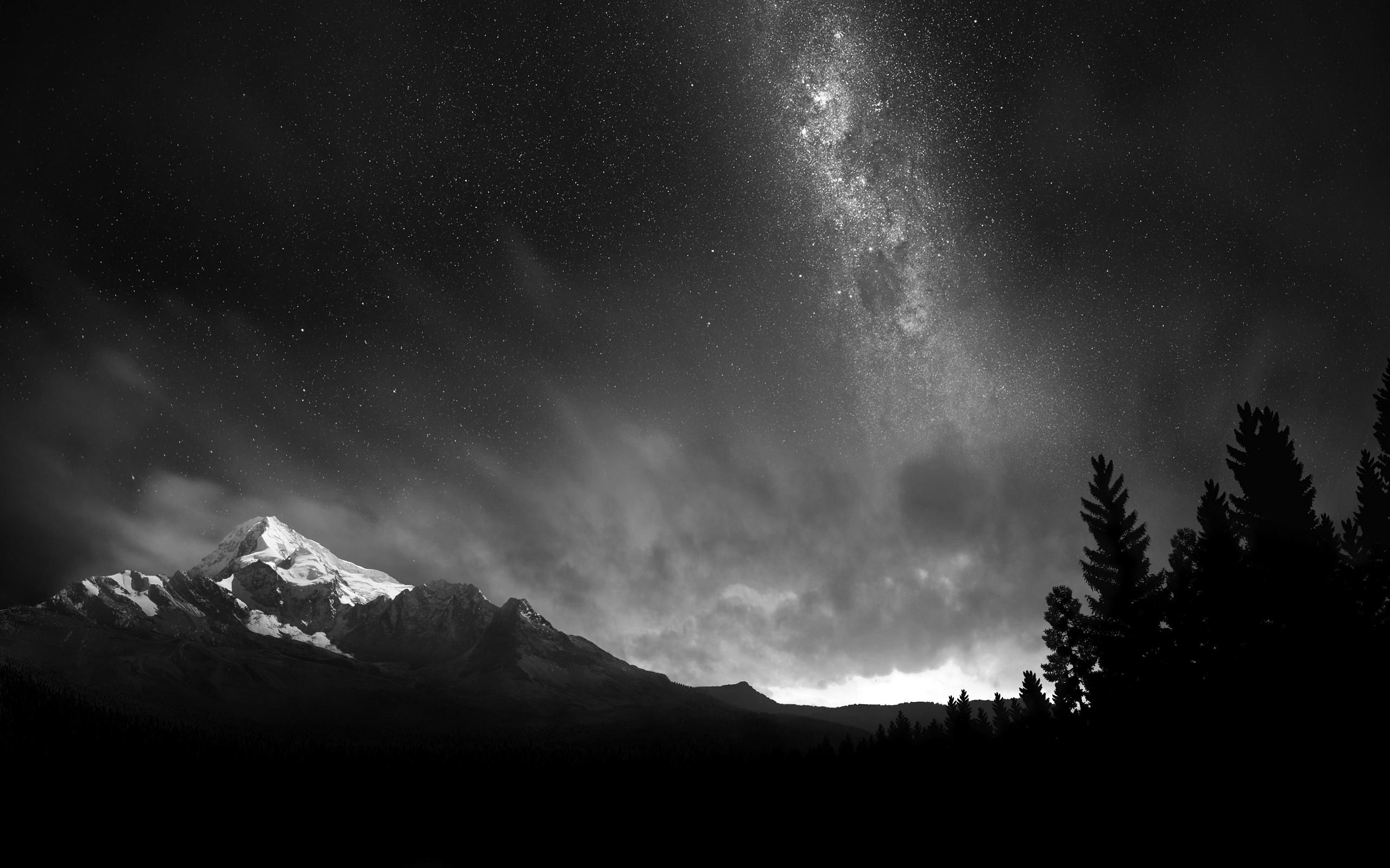 Dark Night Landscape
 Wallpapers