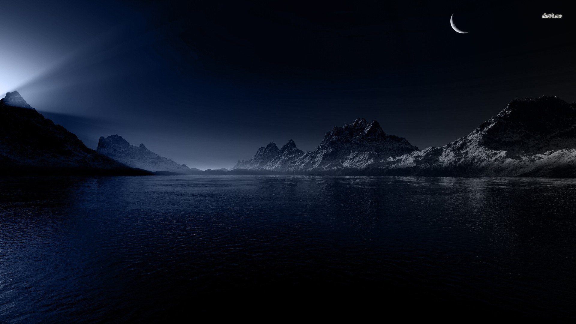 Dark Night Landscape
 Wallpapers