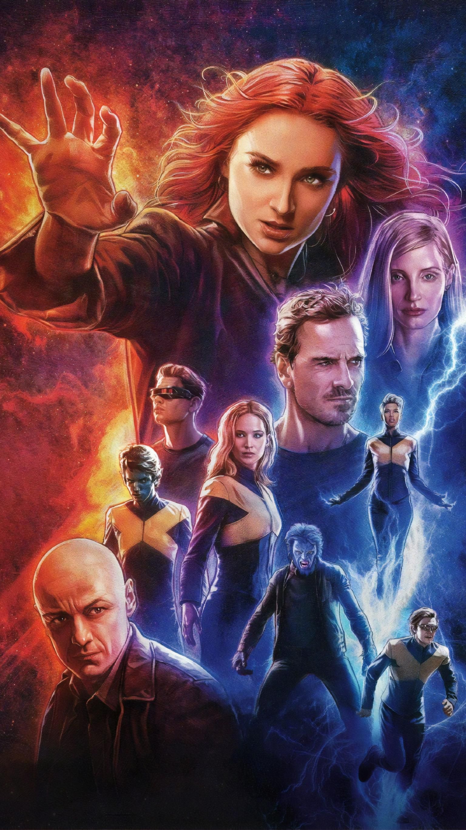 Dark Phoenix 2019 X-Men Textless Poster Wallpapers