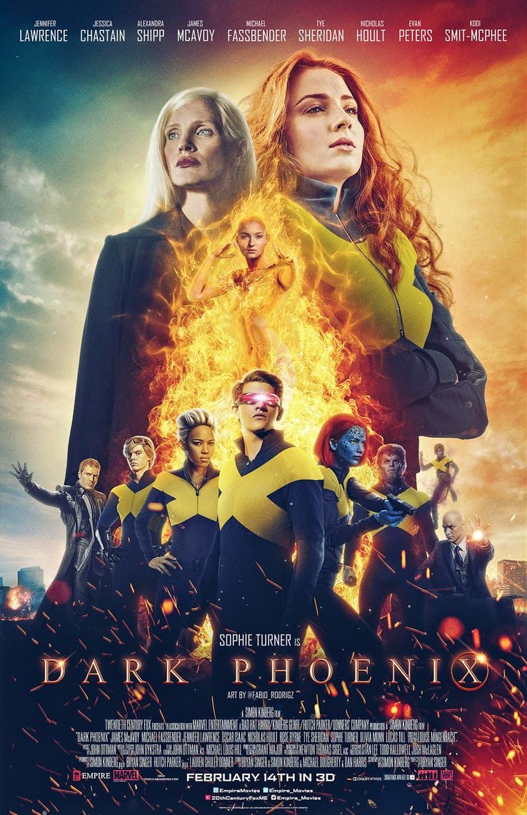 Dark Phoenix 2019 X-Men Textless Poster Wallpapers