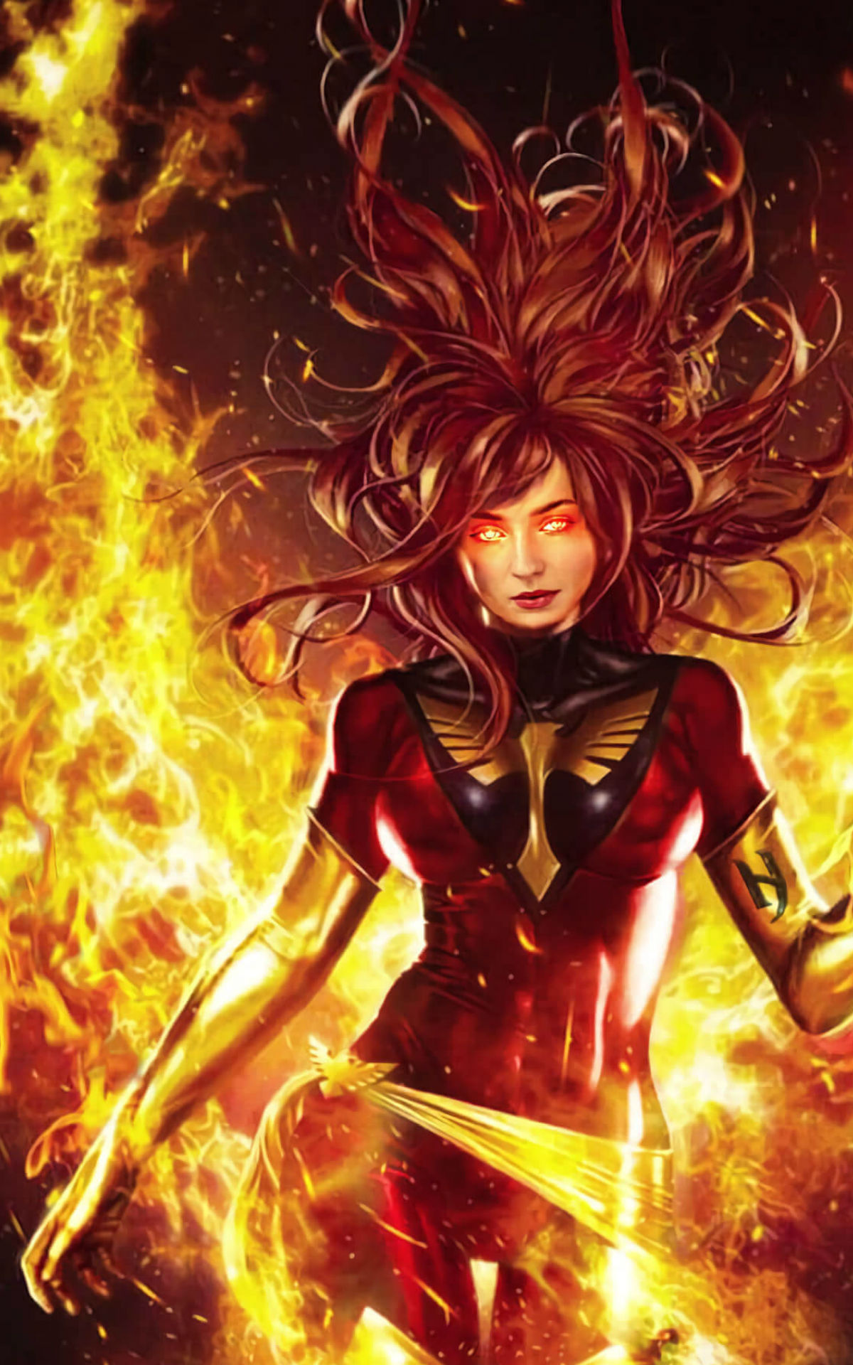 Dark Phoenix Key Art Wallpapers