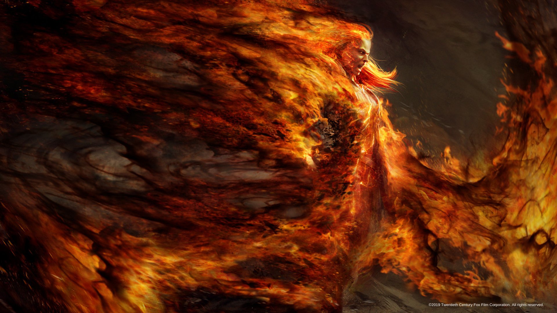 Dark Phoenix Key Art Wallpapers