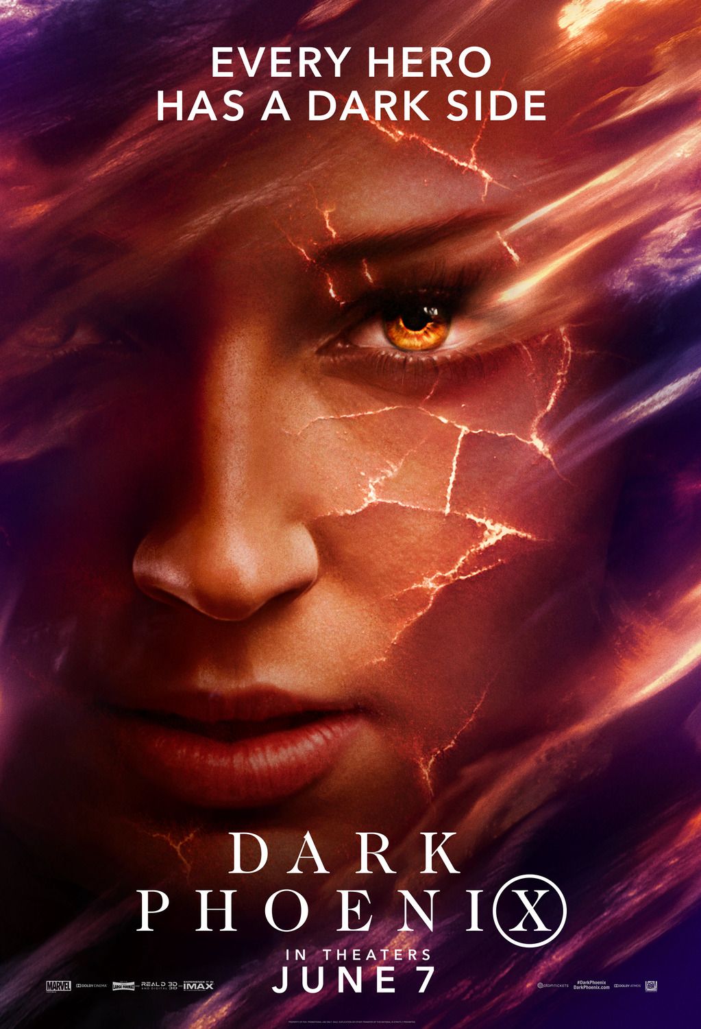 Dark Phoenix X-Men Movie Poster Wallpapers