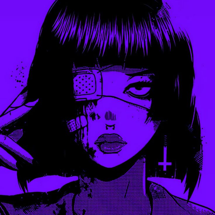 Dark Purple Anime Wallpapers