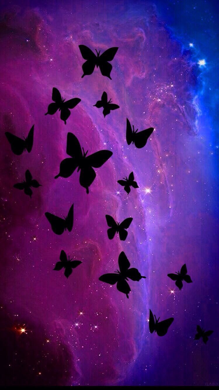 Dark Purple Butterfly Wallpapers