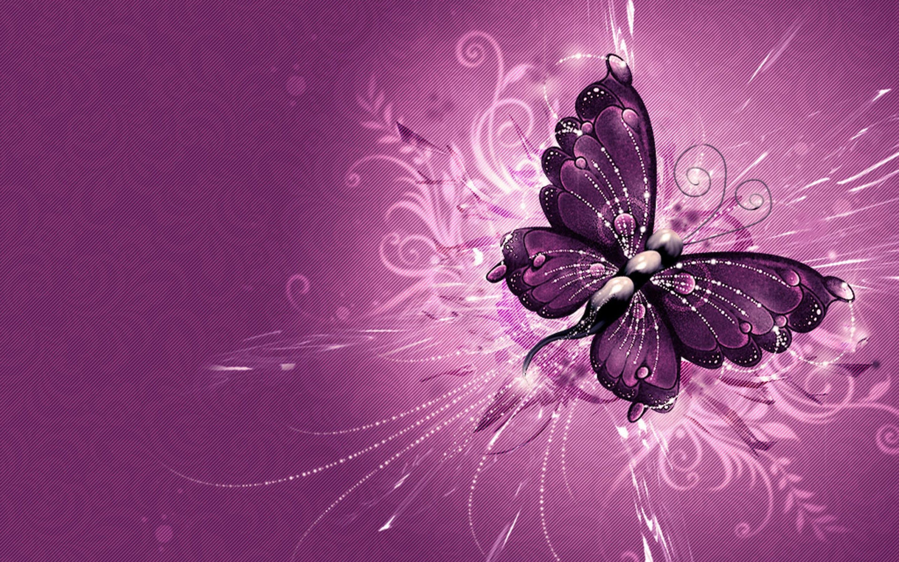 Dark Purple Butterfly Wallpapers