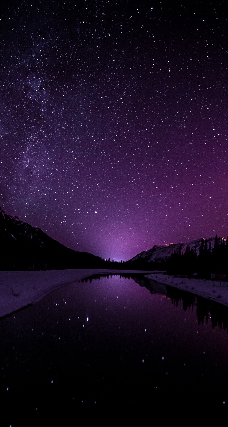 Dark Purple Galaxy Wallpapers