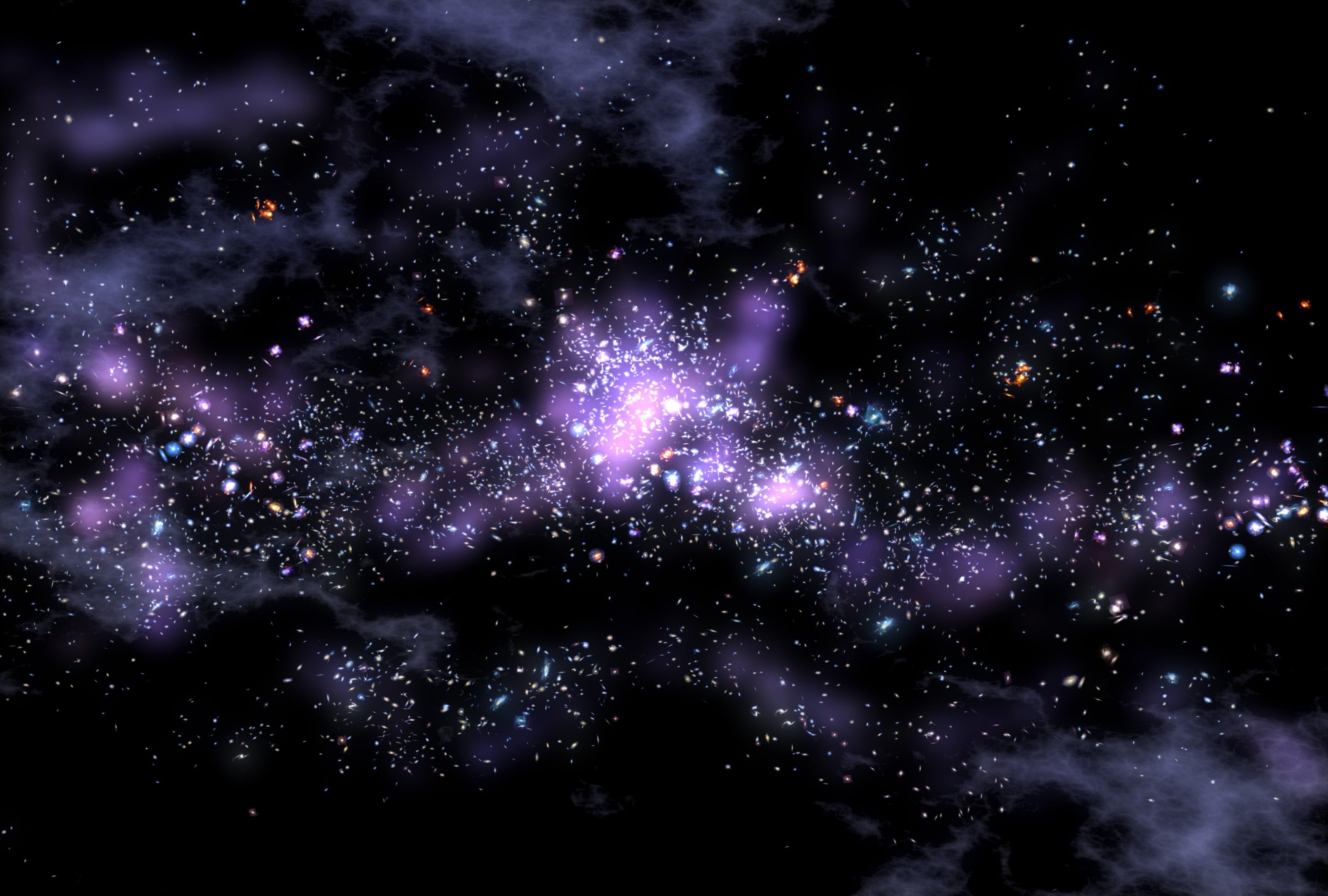 Dark Purple Galaxy Wallpapers