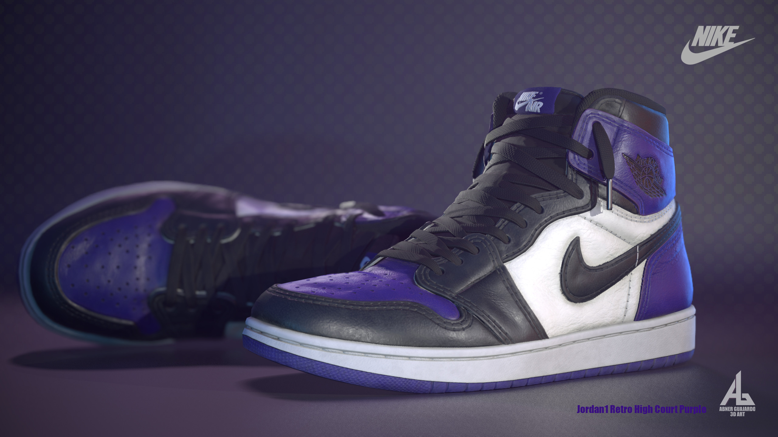 Dark Purple Sneakers Wallpapers