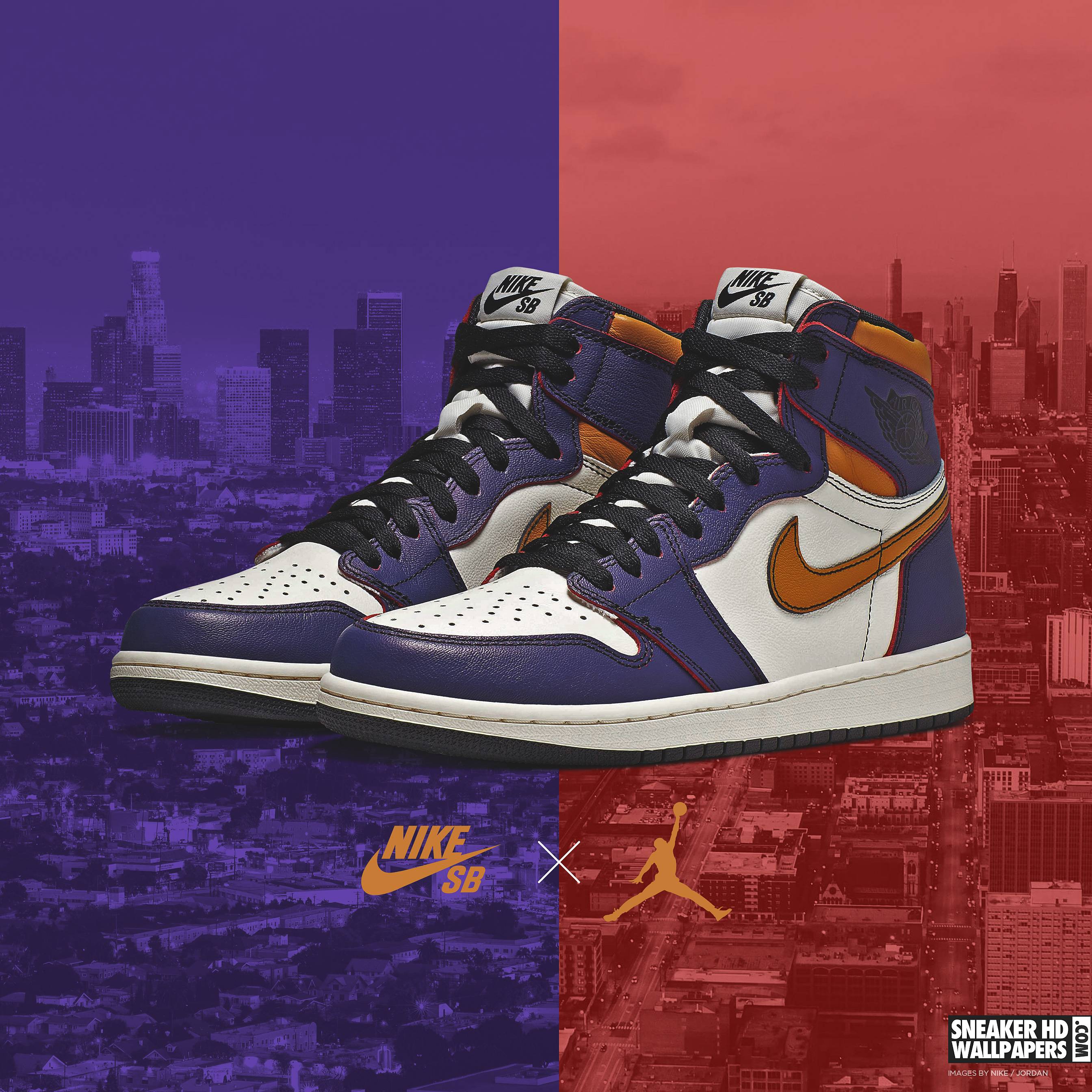 Dark Purple Sneakers Wallpapers