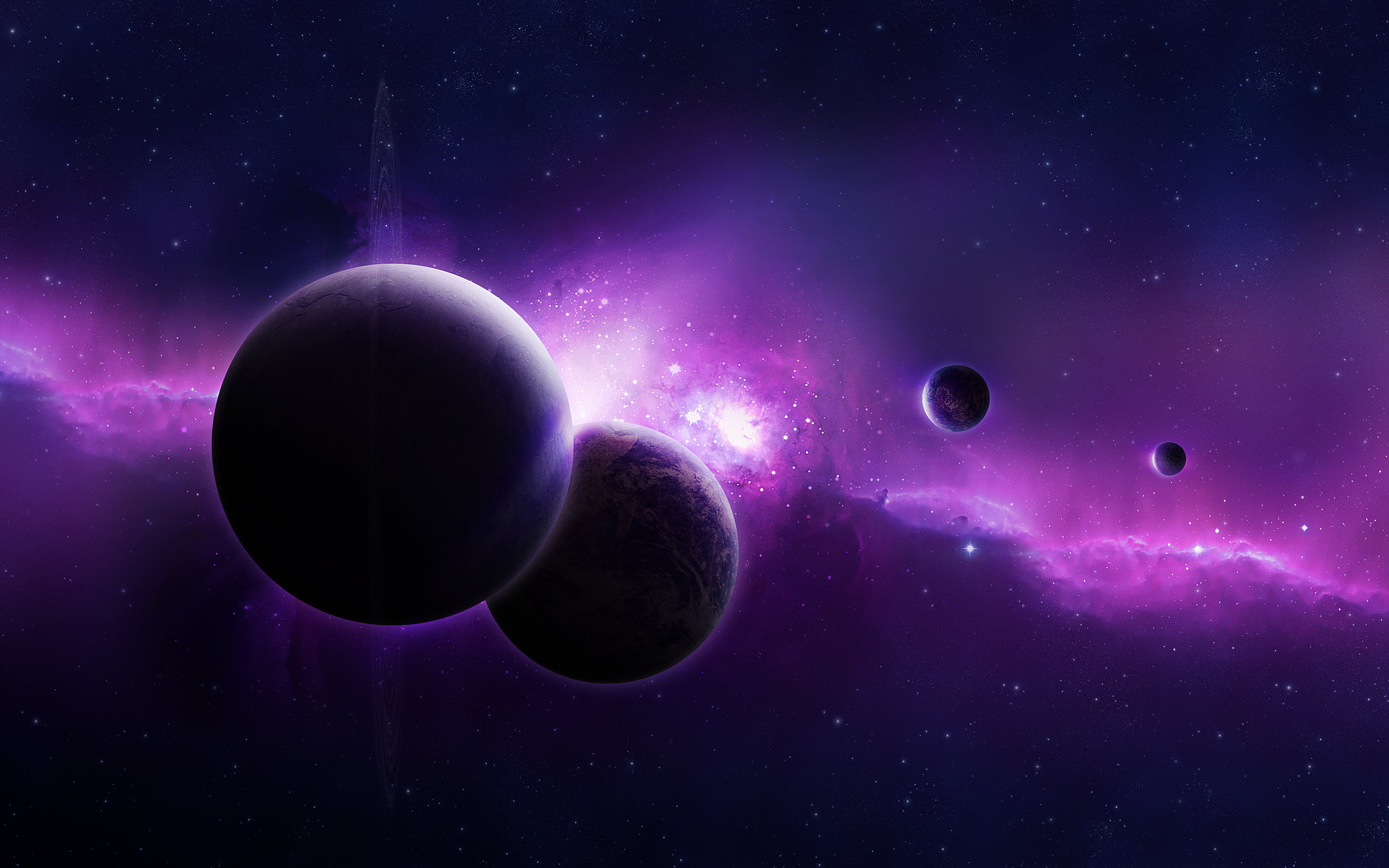 Dark Purple Space Wallpapers